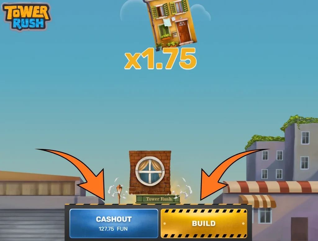 Tower Rush – Gewinne einlösen